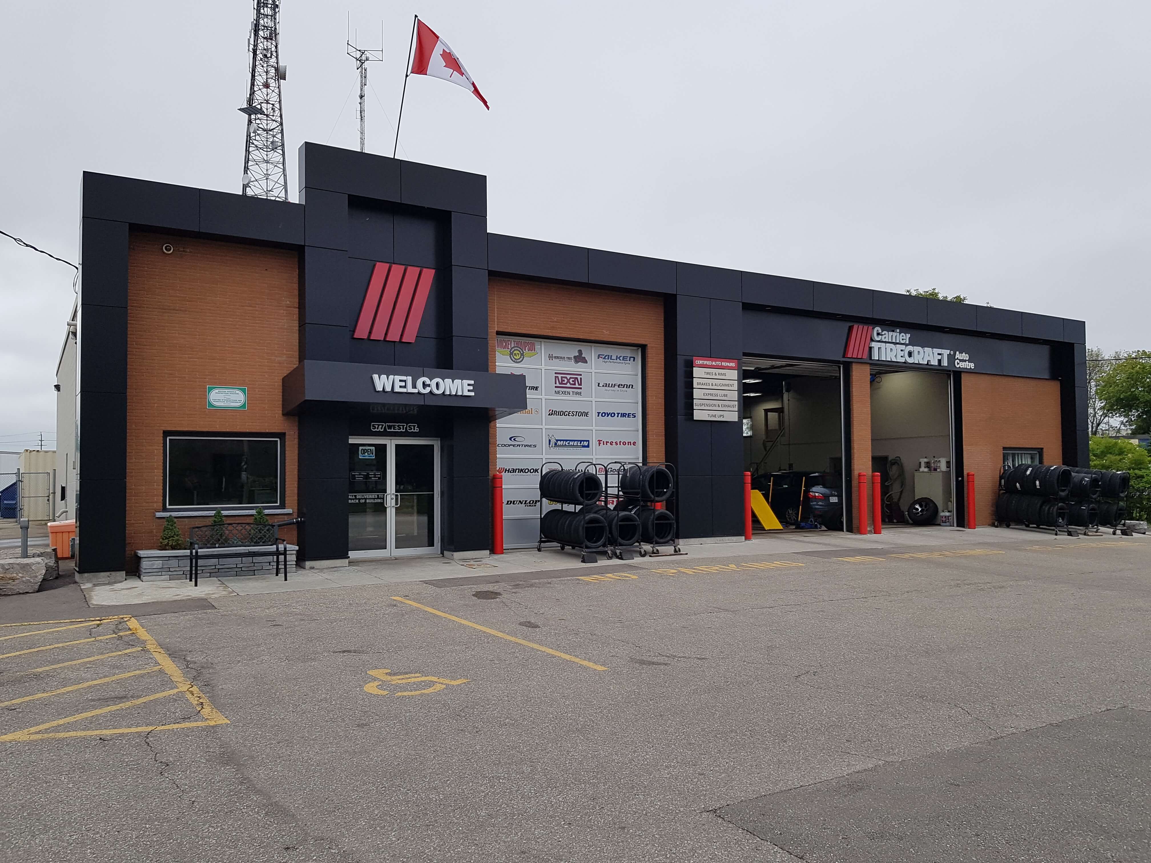 Tire Shop Brantford, ON Tires, Wheels, Mechanic & Auto Parts Carrier Tirecraft Auto Centre