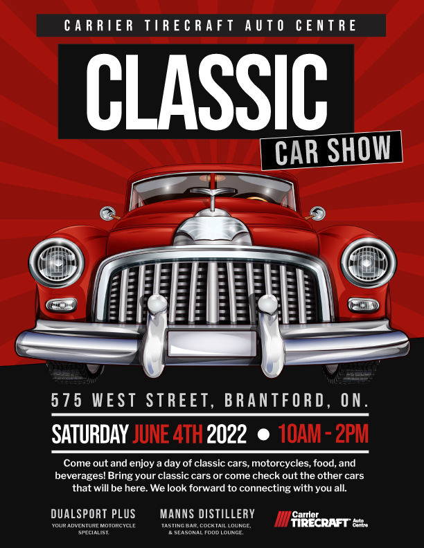 ClassicCarShow Carrier Tirecraft Auto Centre Brantford