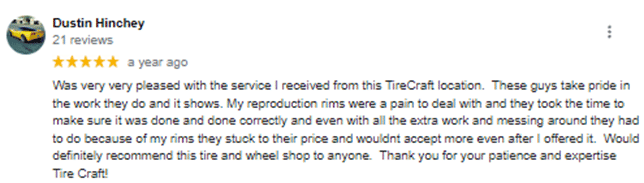 Find the Best Auto Mechanic Near Me: What Are People Saying  About TIRECRAFT?