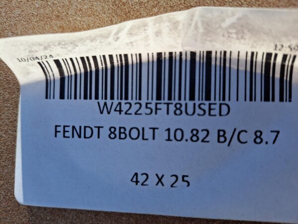 FENDT 8BOLT 10.82 B/C 8.71P - Image 3