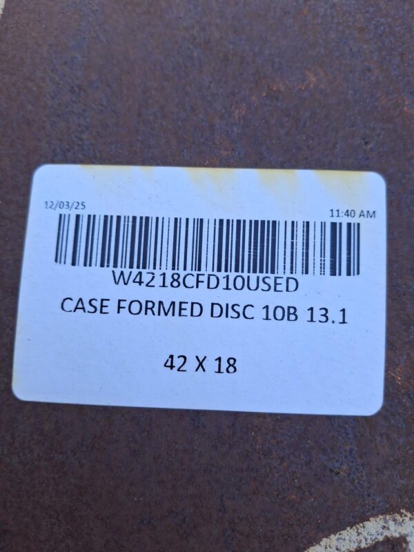 CASE FORMED DISC 10B 13.189B/C - Image 4