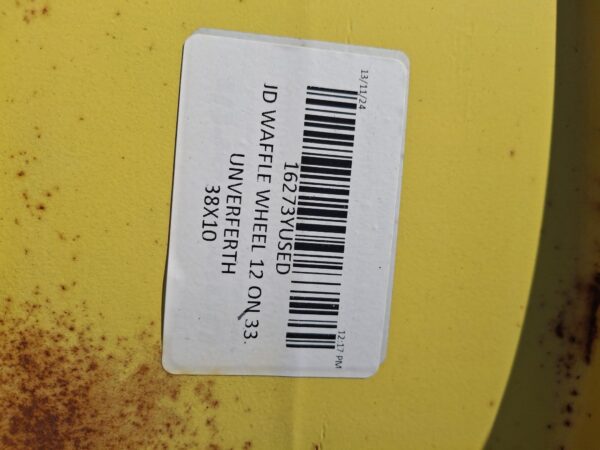 JD WAFFLE WHEEL 12 ON 33.25 (OUTER ONLY) - Image 2